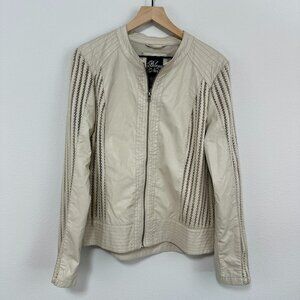 Blanc Noir Moto Jacket Size L